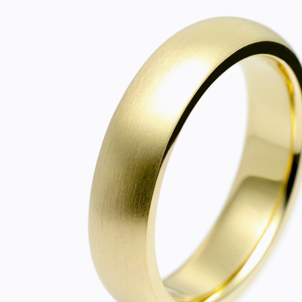 結婚指輪 ゴールド ヘアライン