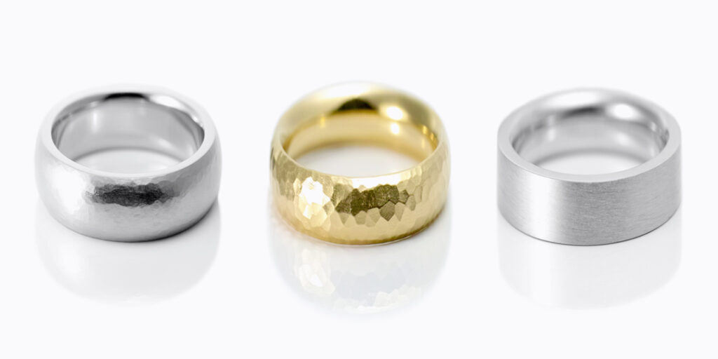 鍛造の結婚指輪 5.0mm 極太デザイン
