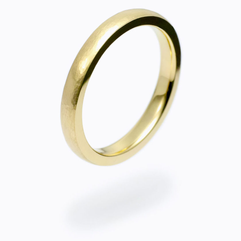 鍛造の結婚指輪 こう丸 オーバル