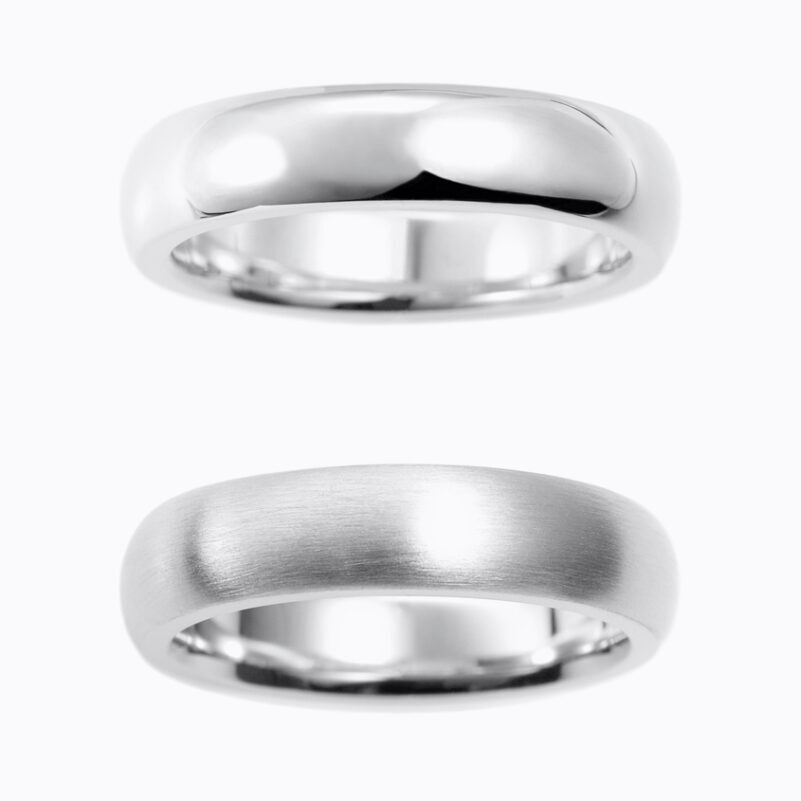 鍛造の結婚指輪 Pt950 プラチナ