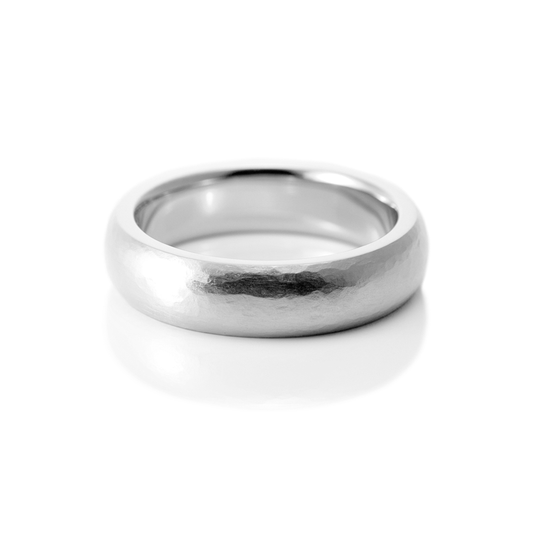 鍛造の結婚指輪 オーバル ヴィンテージ 5.0mm