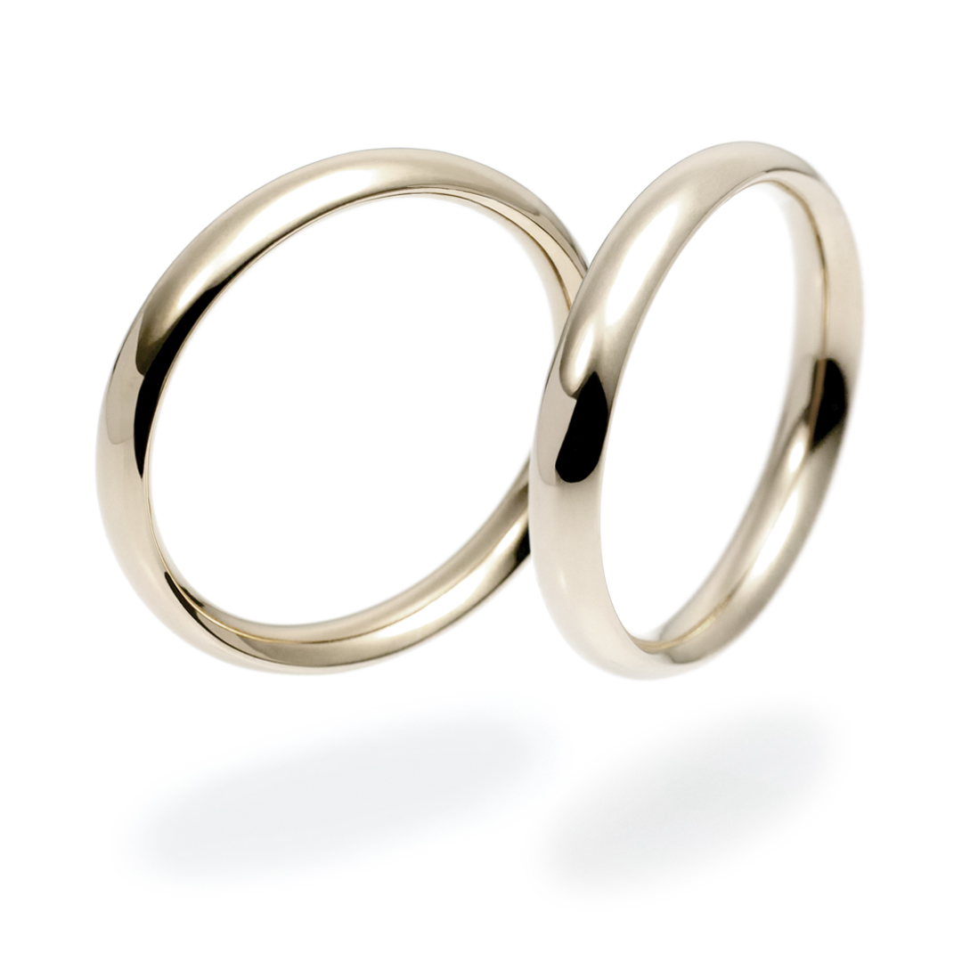 鍛造の結婚指輪 マーキス 鏡面 3.0mm