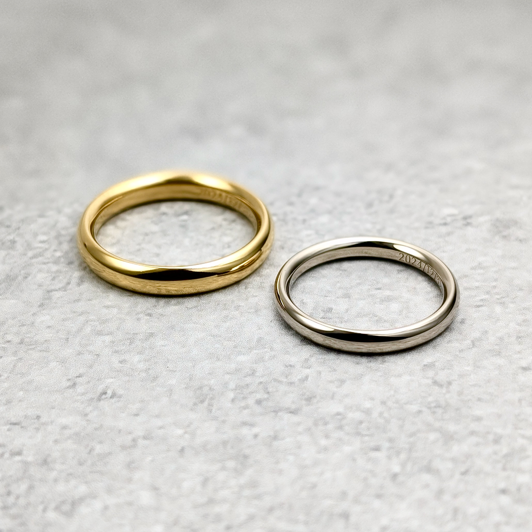 記念日の証(しるし)|鍛造の結婚指輪