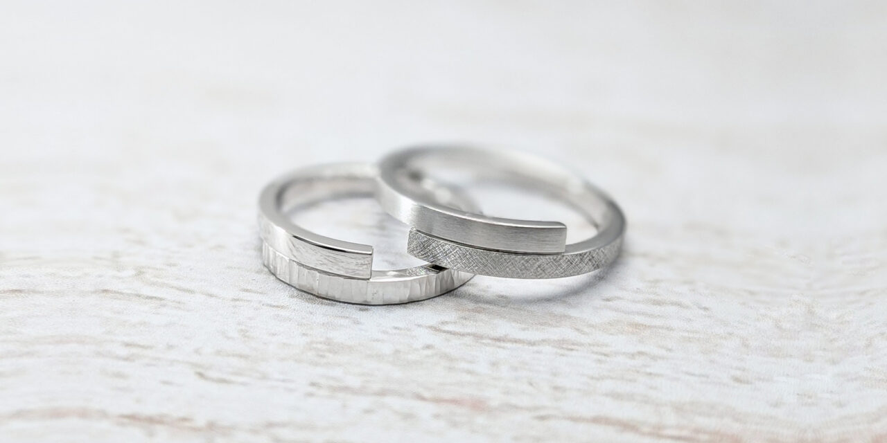 重なる軌跡｜鍛造の結婚指輪
